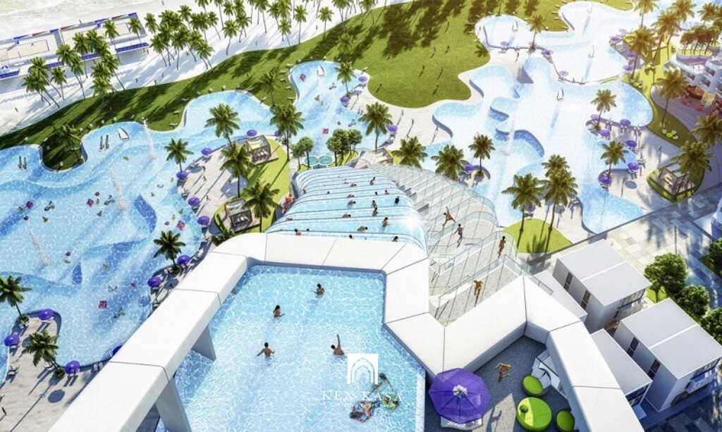 Bể bơi tại The Arena Cam Ranh Resort